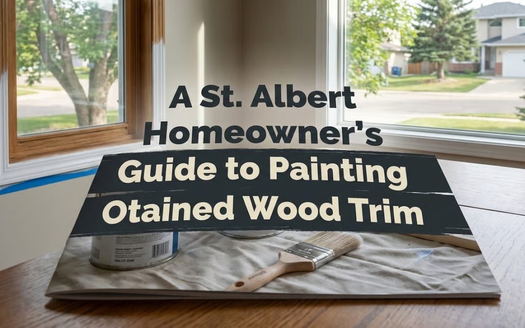 A St. Albert Homeowner’s Guide to Painting Over Stained Wood Trim