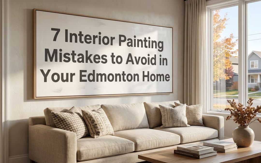 7 Interior Painting Mistakes to Avoid in Your Edmonton Home