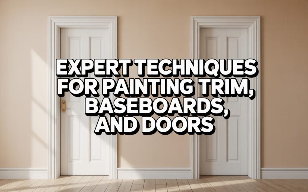 Expert Techniques for Painting Trim, Baseboards, and Doors