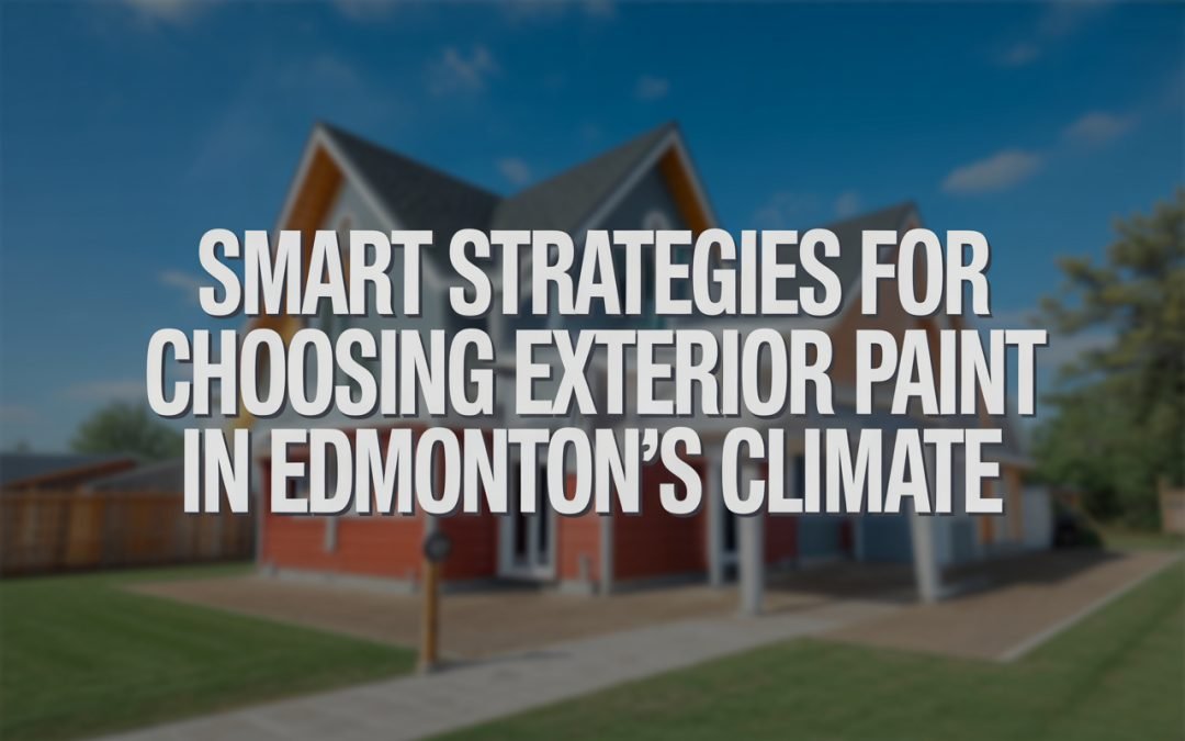 Smart Strategies for Choosing Exterior Paint in Edmonton’s Climate