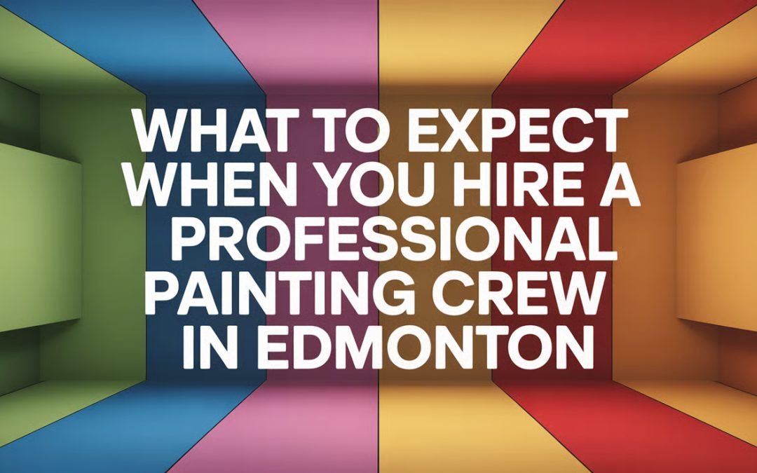 What to Expect When You Hire a Professional Painting Crew in Edmonton