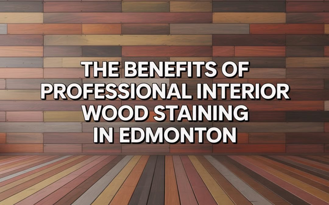 The Benefits of Professional Interior Wood Staining in Edmonton