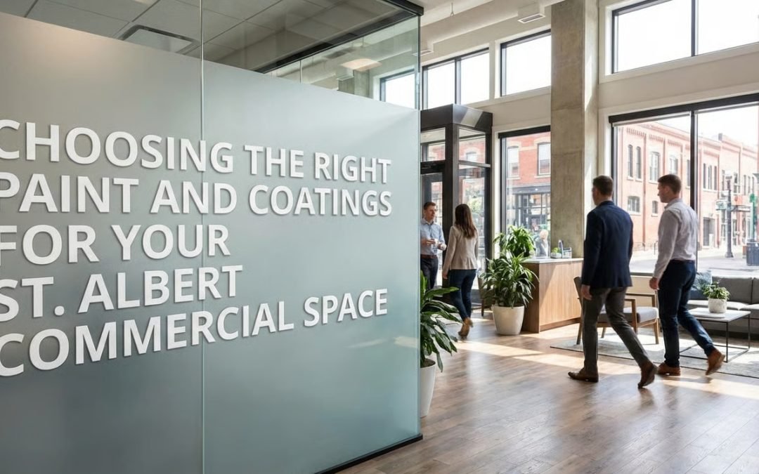 Choosing the Right Paint and Coatings for Your St. Albert Commercial Space