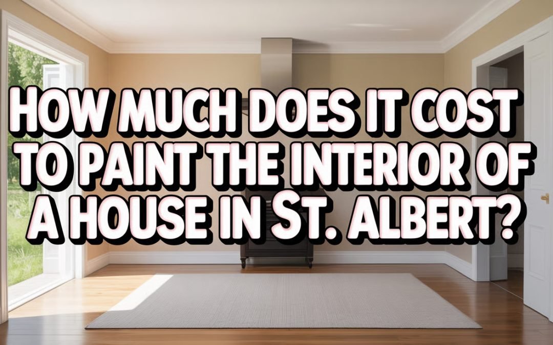 How Much Does It Cost to Paint the Interior of a House in St. Albert?