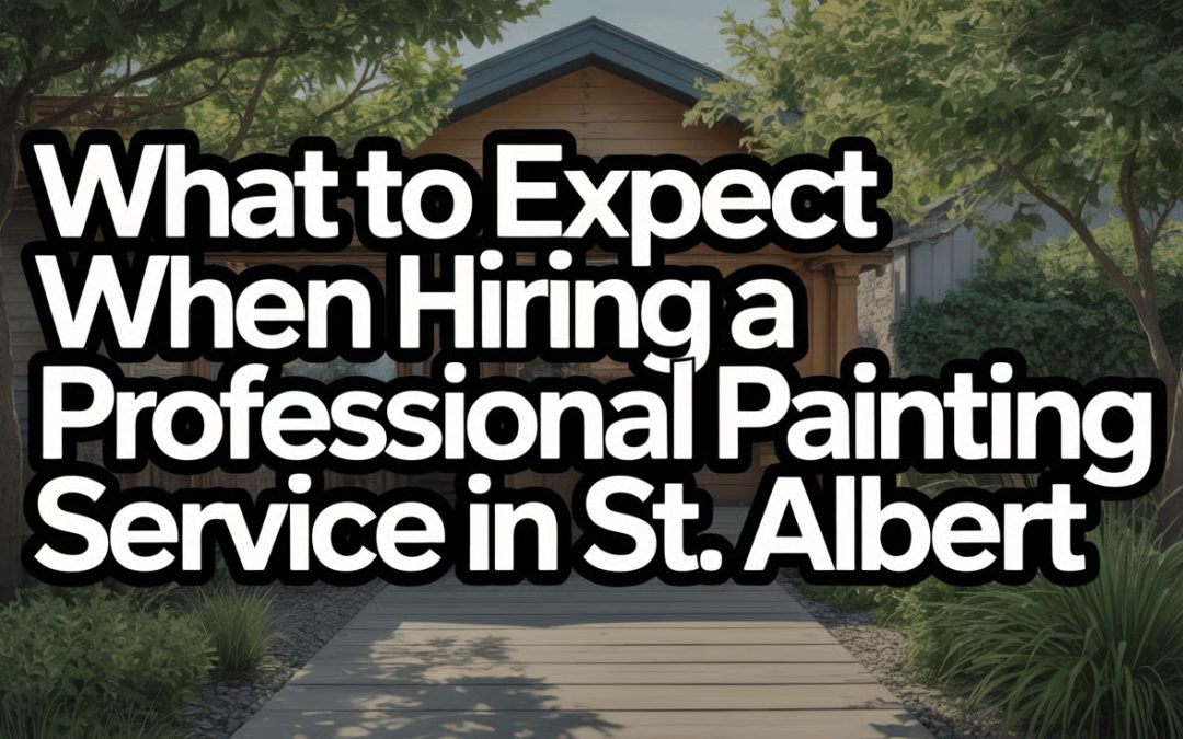 What to Expect When Hiring a Professional Painting Service in St. Albert