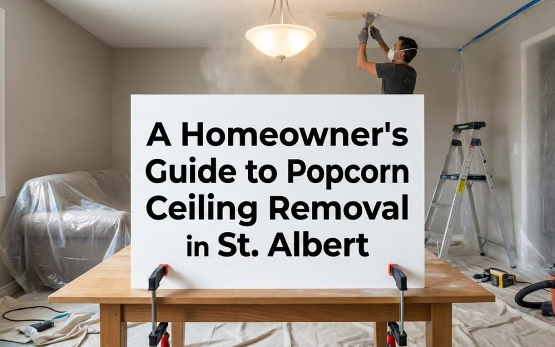 A Homeowner’s Guide to Popcorn Ceiling Removal in St. Albert