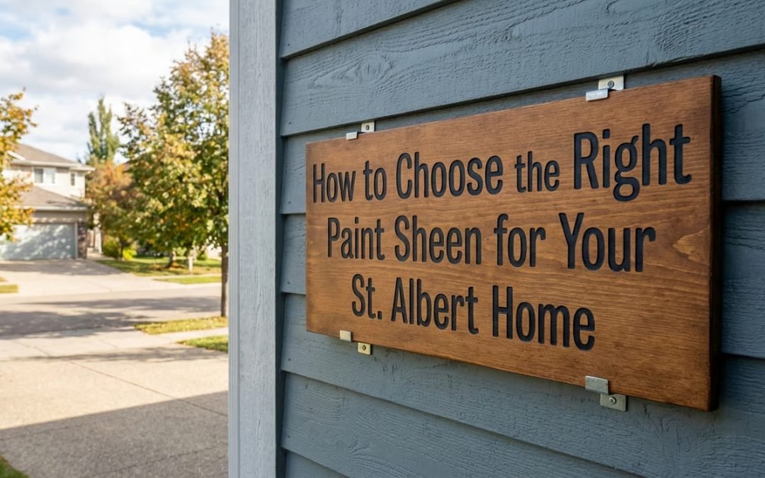 How to Choose the Right Paint Sheen for Your St. Albert Home