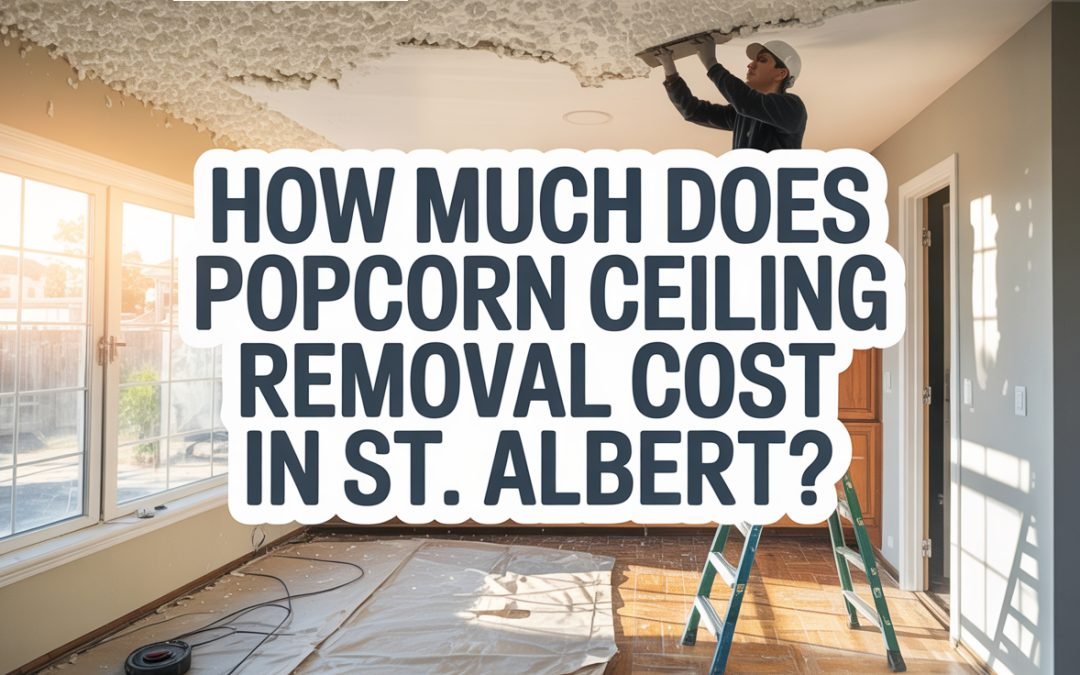 How Much Does Popcorn Ceiling Removal Cost in St. Albert?