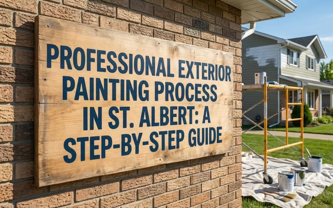 Professional Exterior Painting Process in St. Albert: A Step-by-Step Guide