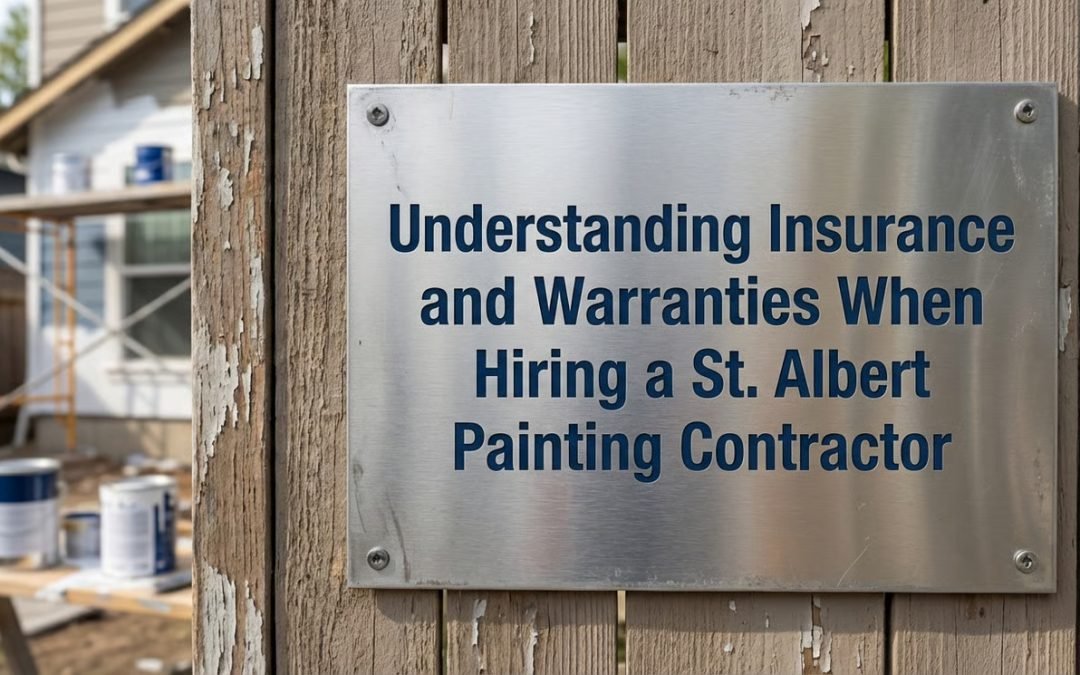 Understanding Insurance and Warranties When Hiring a St. Albert Painting Contractor